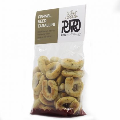PURO Fennel Seed Tarallini savoury biscuits