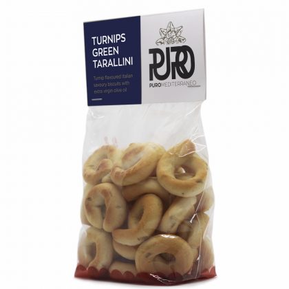 PURO Turnips Green Tarallini savoury biscuits